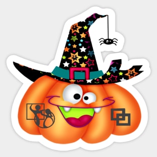 Halloween Pumpkin Sticker